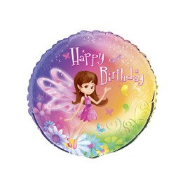 18" PKG FAIRY WHIMSY BDAY FOIL