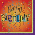16 LIVELY BRTHDAY LUNCH NAPKIN