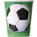 8 3D SOCCERBALL 9OZ CUPS