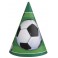 8 3D SOCCER PARTY HATS