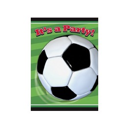 8 3D SOCCER INVITATIONS