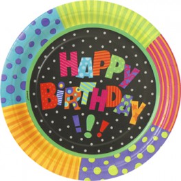 8 INFINITE BIRTHDAY 9" PLATES