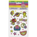 2 TYE-DYE SWIRL TATTOO SHEETS