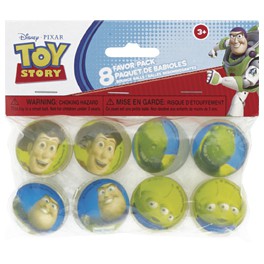 8 TOY STORY BOUNCE BALLS