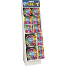 FELIZ CUMPLEANOS T DISP 148PCS
