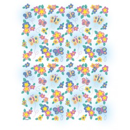 FLOWER VALUE GIFT WRAP 30"X5FT