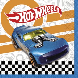 16 HOT WHEELS LUNCH NAPKINS