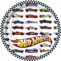8 7'' RND HOT WHEELS PLATES