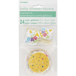 24 BBY SHOWER CUPCAKE KIT