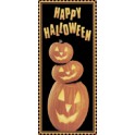 PUMPKIN GLOW DOOR POSTER 27X60