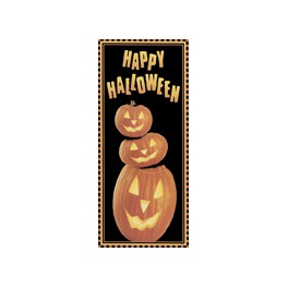 PUMPKIN GLOW DOOR POSTER 27X60
