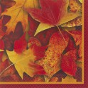 24 VIVID LEAVES BEV NAPKINS