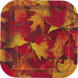 10 VIVID LEAVES 7'' SQUARE PLT