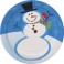 8 STELLAR SNOWMAN 7" PLATES