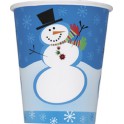 8 STELLAR SNOWMAN 9 OZ CUPS