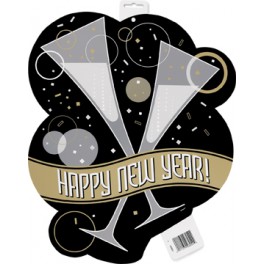 BUBBLY NEW YEAR CUTOUT