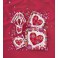 8 HEARTS IN BLOOM 9" SQ PLTS