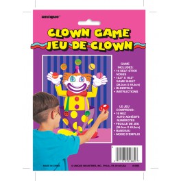 CLOWN PIN/NOSE PARTY GAME