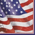 20 OLD GLORY LUNCH NAPKINS