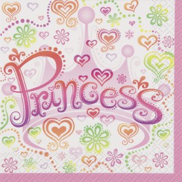 Princess Diva beverage napkins