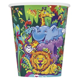 8 SMILING SAFARI 9 OZ CUPS