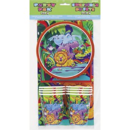 SMILING SAFARI PARTY PAK FOR 8