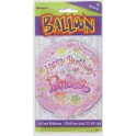 18"PKG HB PRNCESS DIVA FOIL BL
