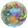 18"BLK SMILE SAFARI HB FOIL BL