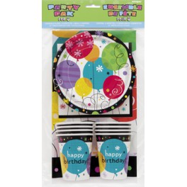 BREEZY BDAY PARTY PAK FOR 8