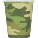 8 CAMO 9OZ. CUPS