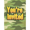8 CAMO INVITATIONS