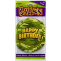 18" PKG CAMO BDAY FOIL BLLN