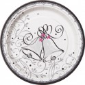 8 WEDDING STYLE 7" PLATES