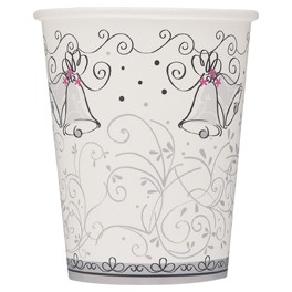 8 WEDDING STYLE 9OZ. CUPS