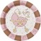 8 BABY JOY PINK 9" PLATES