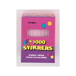 1000 STIRRER STRAWS BOX
