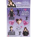 4 JUSTIN BIEBER STICKER SHEETS