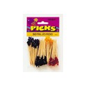 50 FRILL PICKS, ASST COLORS