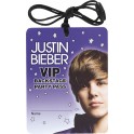 4 BIEBER VIP BADGE NECKLACE
