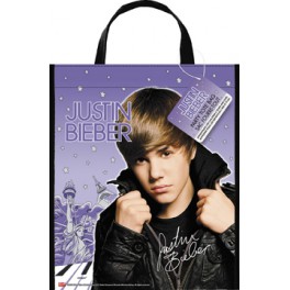 JUSTIN BIEBER TOTE BAG 13X11"