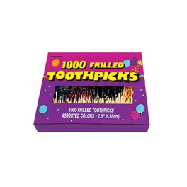 1000 FRILLED TOOTHPICKS BOX