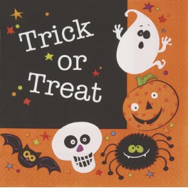 20 SPOOKY SMILES LUNCH NAPKINS
