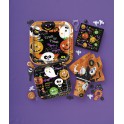 8 SPOOKY SMILES 9" SQR PLATES