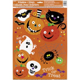 SPOOKY SMILES WINDOW CLING