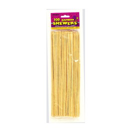 100 BAMBOO SKEWERS PKG