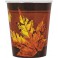 8 GOLDEN LEAVES 9 OZ CUPS