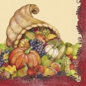20 CORNUCOPIA LUNCH NAPKINS