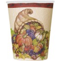 8 CORNUCOPIA 9 OZ CUPS