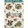 FESTIVE HOLLY  WINDOW CLING