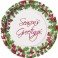8 HOLLY GARLAND 7'' PLATES